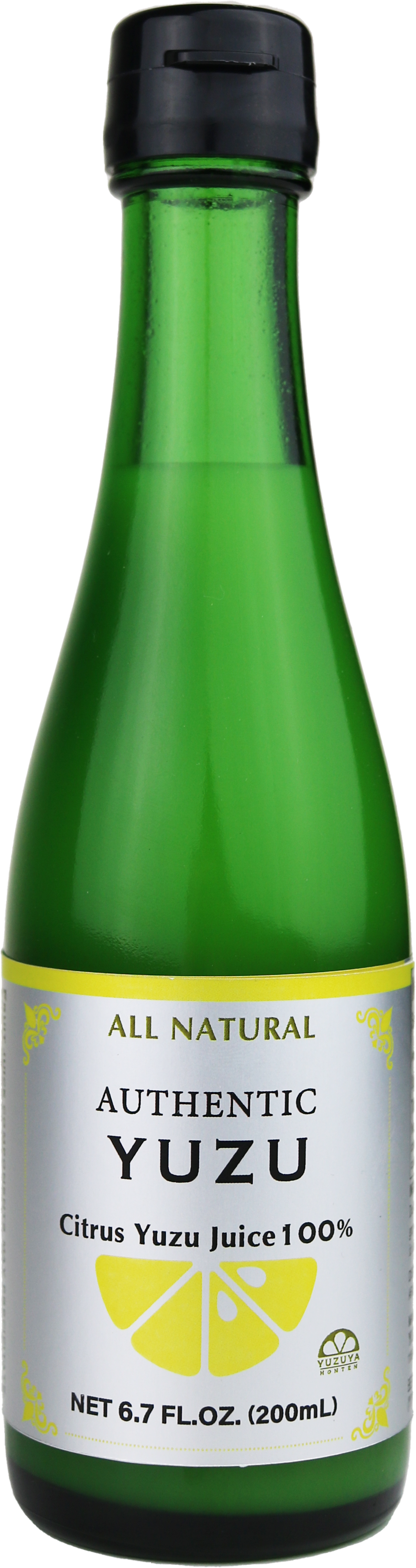 Authentic Yuzu (Citrus Yuzu Juice 100%) 6.7 FLOZ (200ml) × 1 pc (1 bottle)