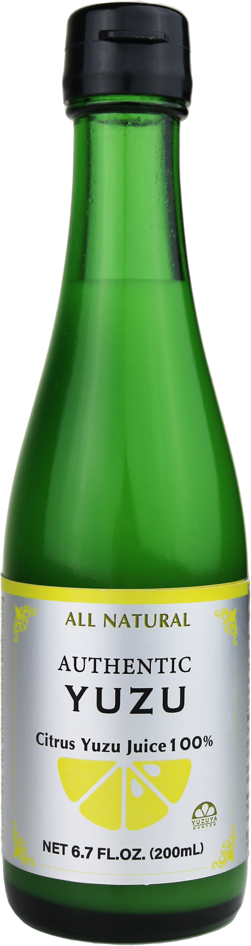 Authentic Yuzu (Citrus Yuzu Juice 100%) 6.7 FLOZ (200ml) × 1 pc (1 bottle)