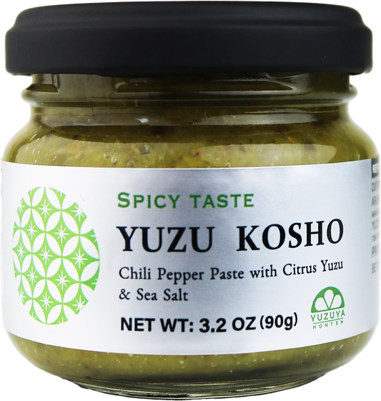 Yuzu Kosho (Chili Pepper Paste with Citrus Yuzu & Sea Salt) 3.2OZ × 1 pc (1 jar)